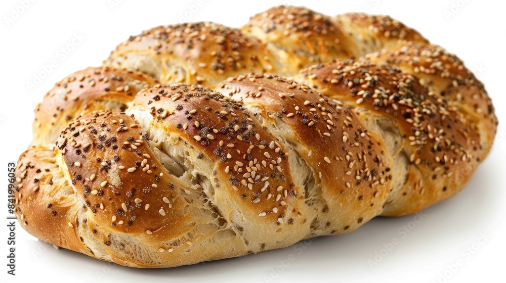 Bread Crafted with Seeds isolated with clipping path Bread Crafted with Seeds isolated with clipping path