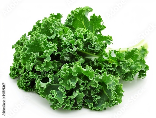 A fresh bunch of kale leave...