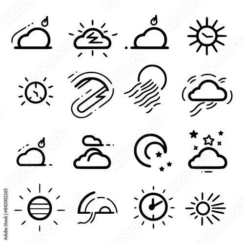 Rain icon, storm icon, weather icon, climate icon, meteorology icon, wind icon, snow icon, moon icon, thunderstorm icon, temperature icon, sun icon, cloud icon, nature icon, sky icon, winter icon, clo