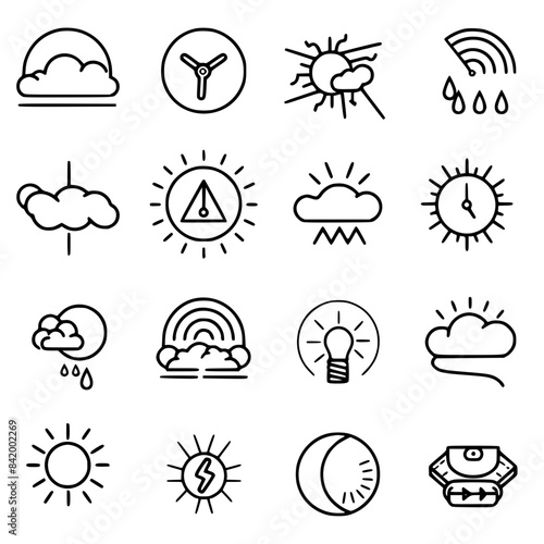 Rain icon, storm icon, weather icon, climate icon, meteorology icon, wind icon, snow icon, moon icon, thunderstorm icon, temperature icon, sun icon, cloud icon, nature icon, sky icon, winter icon, clo