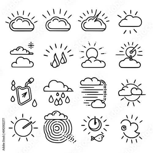 Rain icon, storm icon, weather icon, climate icon, meteorology icon, wind icon, snow icon, moon icon, thunderstorm icon, temperature icon, sun icon, cloud icon, nature icon, sky icon, winter icon, clo