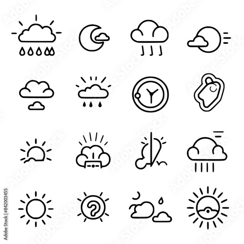 Rain icon, storm icon, weather icon, climate icon, meteorology icon, wind icon, snow icon, moon icon, thunderstorm icon, temperature icon, sun icon, cloud icon, nature icon, sky icon, winter icon, clo