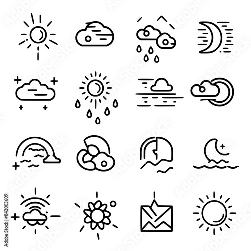 Rain icon, storm icon, weather icon, climate icon, meteorology icon, wind icon, snow icon, moon icon, thunderstorm icon, temperature icon, sun icon, cloud icon, nature icon, sky icon, winter icon, clo