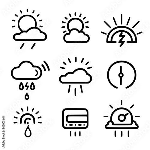 Rain icon, storm icon, weather icon, climate icon, meteorology icon, wind icon, snow icon, moon icon, thunderstorm icon, temperature icon, sun icon, cloud icon, nature icon, sky icon, winter icon, clo