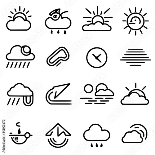 Rain icon, storm icon, weather icon, climate icon, meteorology icon, wind icon, snow icon, moon icon, thunderstorm icon, temperature icon, sun icon, cloud icon, nature icon, sky icon, winter icon, clo