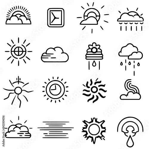 Rain icon, storm icon, weather icon, climate icon, meteorology icon, wind icon, snow icon, moon icon, thunderstorm icon, temperature icon, sun icon, cloud icon, nature icon, sky icon, winter icon, clo