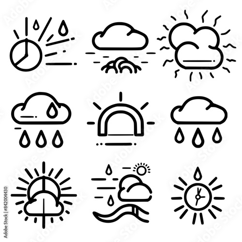 Rain icon, storm icon, weather icon, climate icon, meteorology icon, wind icon, snow icon, moon icon, thunderstorm icon, temperature icon, sun icon, cloud icon, nature icon, sky icon, winter icon, clo