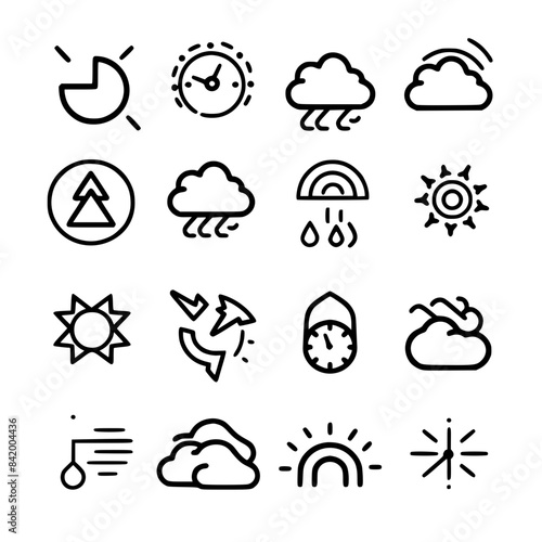 Rain icon, storm icon, weather icon, climate icon, meteorology icon, wind icon, snow icon, moon icon, thunderstorm icon, temperature icon, sun icon, cloud icon, nature icon, sky icon, winter icon, clo
