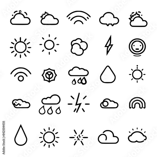 Rain icon, storm icon, weather icon, climate icon, meteorology icon, wind icon, snow icon, moon icon, thunderstorm icon, temperature icon, sun icon, cloud icon, nature icon, sky icon, winter icon, clo