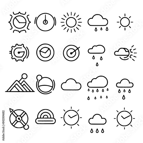 Rain icon, storm icon, weather icon, climate icon, meteorology icon, wind icon, snow icon, moon icon, thunderstorm icon, temperature icon, sun icon, cloud icon, nature icon, sky icon, winter icon, clo