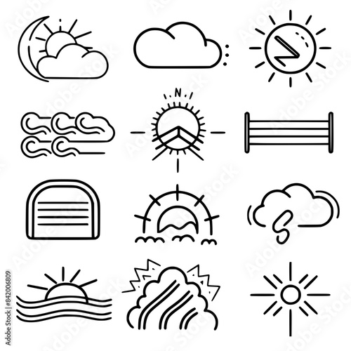 Rain icon, storm icon, weather icon, climate icon, meteorology icon, wind icon, snow icon, moon icon, thunderstorm icon, temperature icon, sun icon, cloud icon, nature icon, sky icon, winter icon, clo
