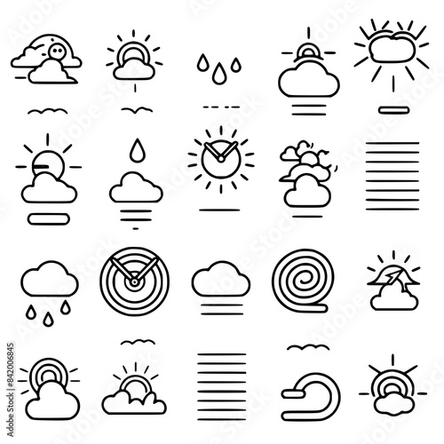 Rain icon, storm icon, weather icon, climate icon, meteorology icon, wind icon, snow icon, moon icon, thunderstorm icon, temperature icon, sun icon, cloud icon, nature icon, sky icon, winter icon, clo