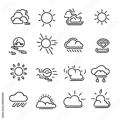 Rain icon, storm icon, weather icon, climate icon, meteorology icon, wind icon, snow icon, moon icon, thunderstorm icon, temperature icon, sun icon, cloud icon, nature icon, sky icon, winter icon, clo
