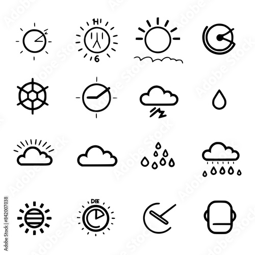 Rain icon, storm icon, weather icon, climate icon, meteorology icon, wind icon, snow icon, moon icon, thunderstorm icon, temperature icon, sun icon, cloud icon, nature icon, sky icon, winter icon, clo
