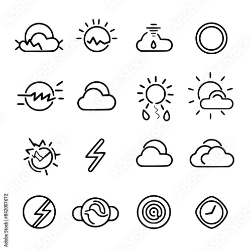 Rain icon, storm icon, weather icon, climate icon, meteorology icon, wind icon, snow icon, moon icon, thunderstorm icon, temperature icon, sun icon, cloud icon, nature icon, sky icon, winter icon, clo