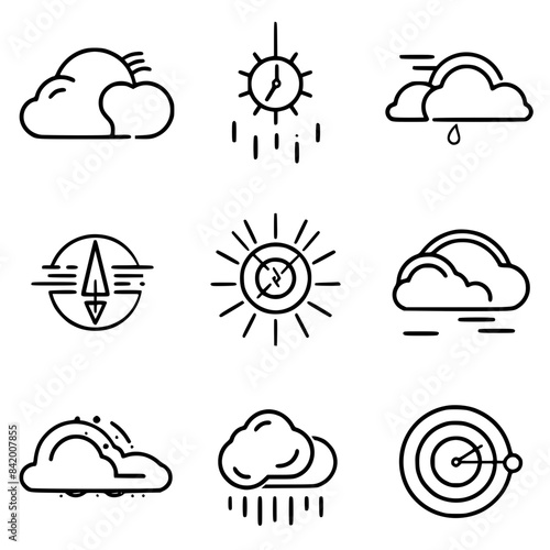 Rain icon, storm icon, weather icon, climate icon, meteorology icon, wind icon, snow icon, moon icon, thunderstorm icon, temperature icon, sun icon, cloud icon, nature icon, sky icon, winter icon, clo