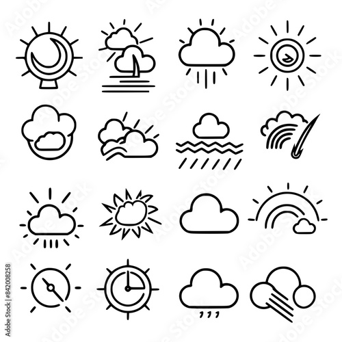 Rain icon, storm icon, weather icon, climate icon, meteorology icon, wind icon, snow icon, moon icon, thunderstorm icon, temperature icon, sun icon, cloud icon, nature icon, sky icon, winter icon, clo