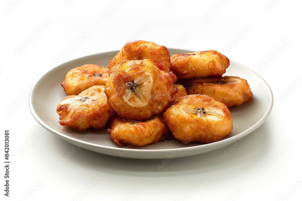 Warm and Fluffy Banana Fritters with Dipping Sauces Warm and Fluffy Banana Fritters with Dipping Sauces