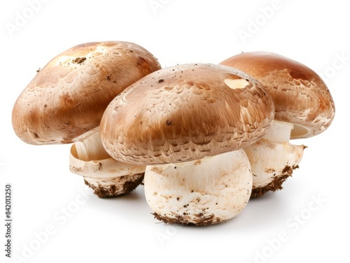 A close-up photo of three f...