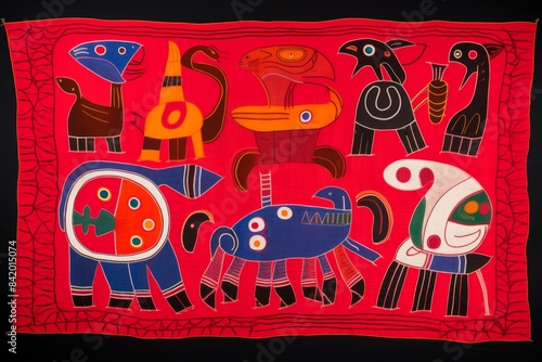 Panama Mola Tapestry