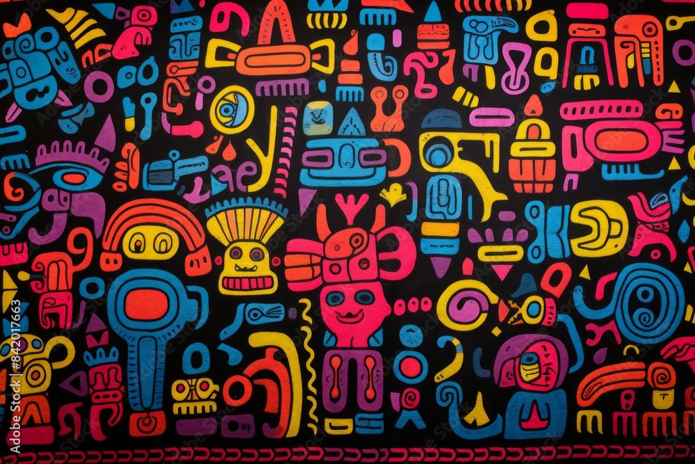 Panama Mola Tapestry