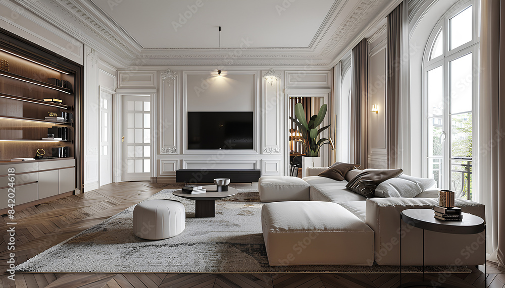 luxurious interior for a large apartment in modern style house luxurious interior for a large apartment in modern style house