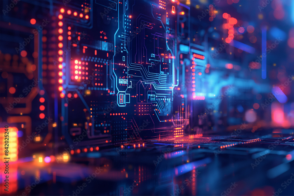 Obraz premium Dynamic Backgrounds for Tech Enthusiasts