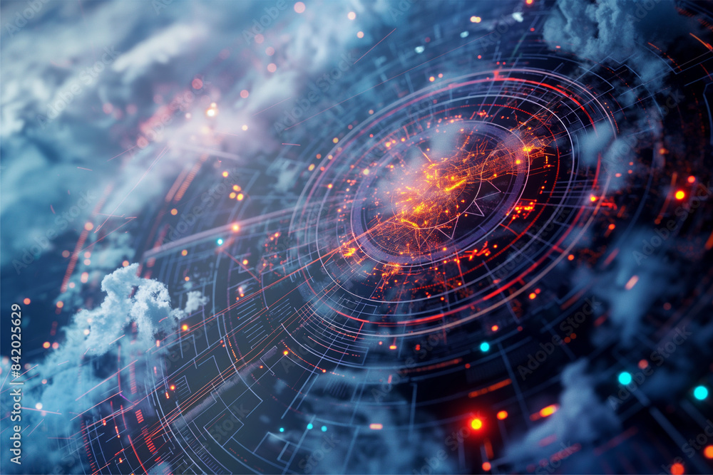 Obraz premium Dynamic Backgrounds for Tech Enthusiasts