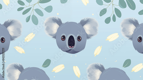Abstract Image Pattern Background  Koalas  Texture  Wallpaper  Background  Cell Phone Cover and Screen  Smartphone  Computer  Laptop  16 9 Format - PNG