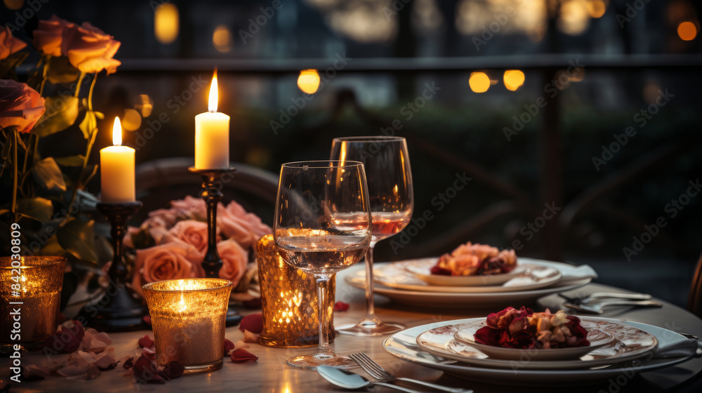 Romantic dinner date Romantic dinner date