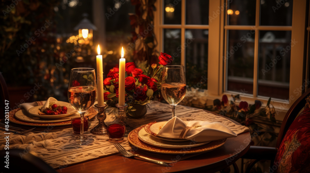 Romantic dinner date Romantic dinner date
