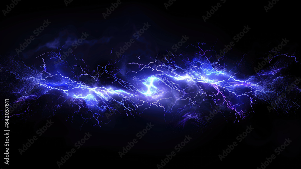 Flash of lightning on dark background Flash of lightning on dark background