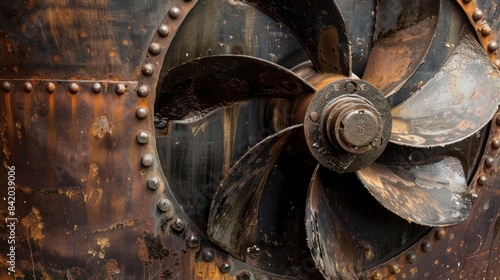 Image showing an Antique Vessel s Helical Propeller