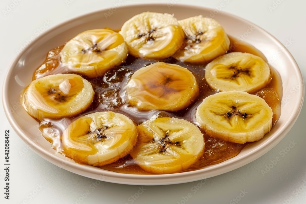 Maple Glazed Banana Compote with Citrus Caramel Sauce Maple Glazed Banana Compote with Citrus Caramel Sauce
