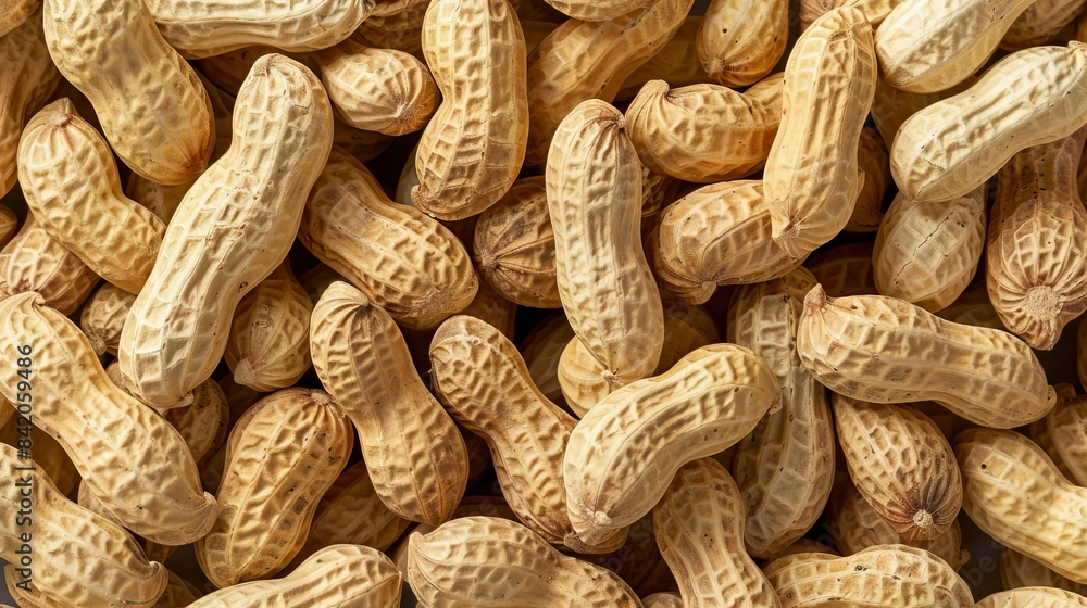 Close Up View of Shelled Peanuts in a Pile background Close Up View of Shelled Peanuts in a Pile background