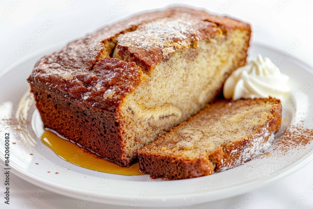 Golden-Brown Banana Bread with a Moist and Tender Texture Golden-Brown Banana Bread with a Moist and Tender Texture