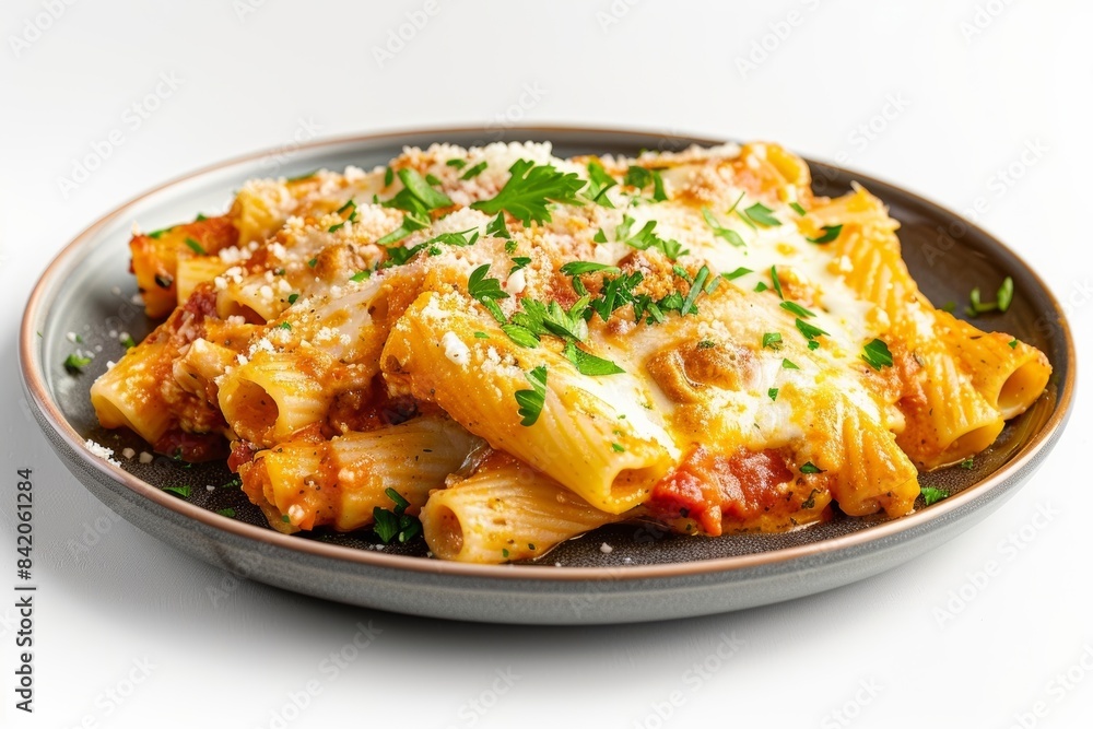 Tantalizing Baked Ziti with Zesty Tomato Sauce and Italian Seasoning Tantalizing Baked Ziti with Zesty Tomato Sauce and Italian Seasoning
