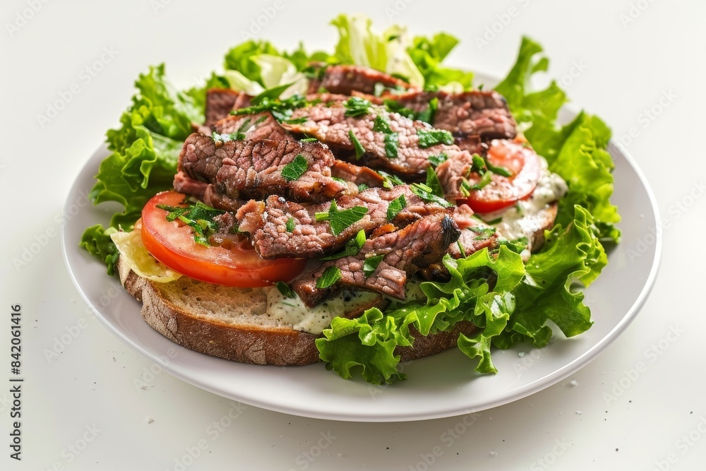 Hearty Baltimore Beef Bad Boy with Vibrant Seasoning Hearty Baltimore Beef Bad Boy with Vibrant Seasoning