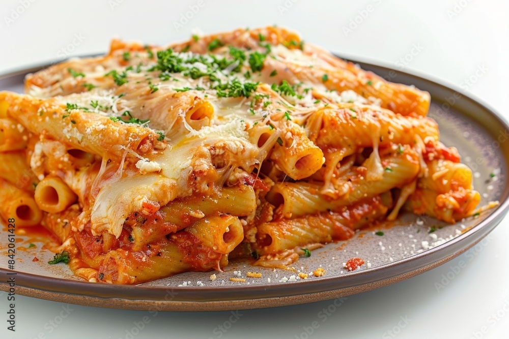 Delicious Baked Ziti with Italian Sausage and Fresh Parsley Delicious Baked Ziti with Italian Sausage and Fresh Parsley