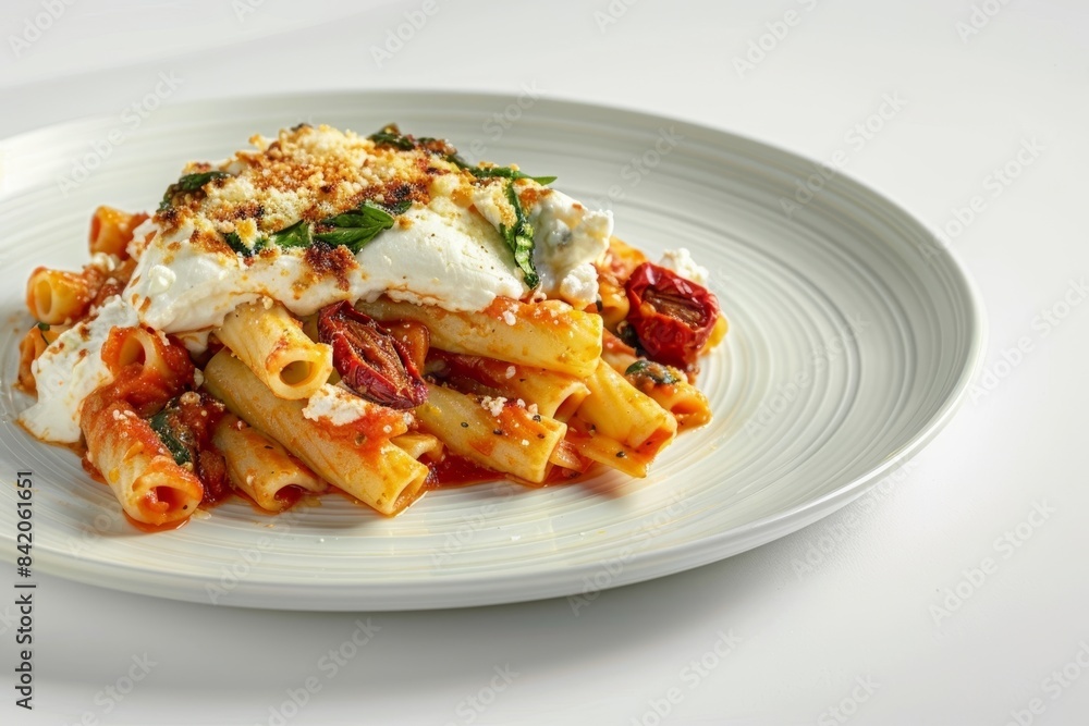 Scrumptious Baked Ziti with Italian Sausage and Rich Tomato Sauce Scrumptious Baked Ziti with Italian Sausage and Rich Tomato Sauce