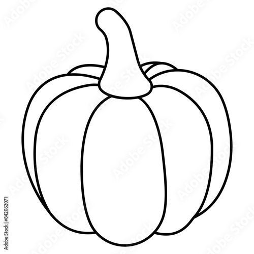 A colored design icon of capsicum