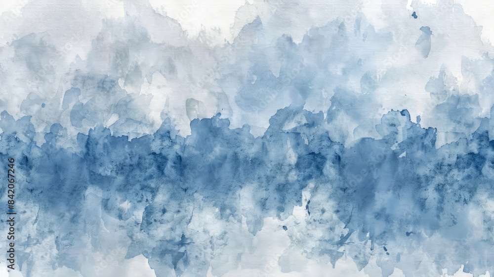 Hand drawn watercolor background in abstract blue and grey tones Free watercolor design