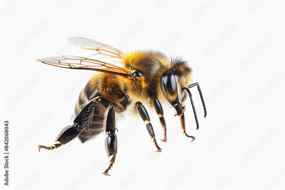 Bee isolated on white background Bee isolated on white background