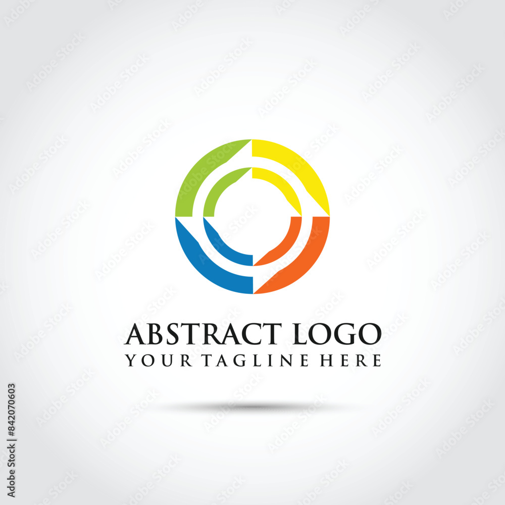 Abstract Circle Logo Design. Vector Illustrator Abstract Circle Logo Design. Vector Illustrator
