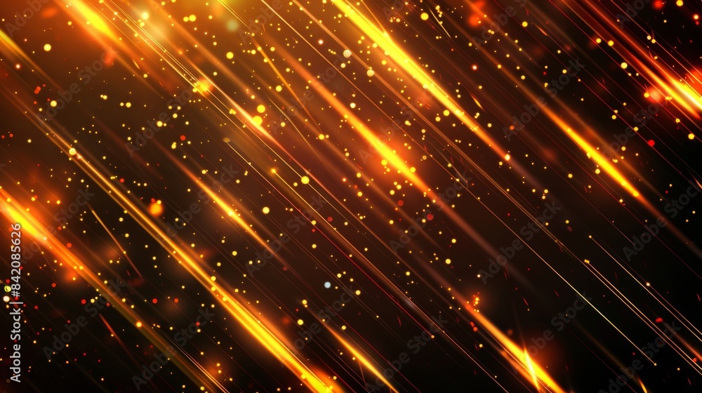 Fototapeta premium Streaks of Light in Motion, Generative AI