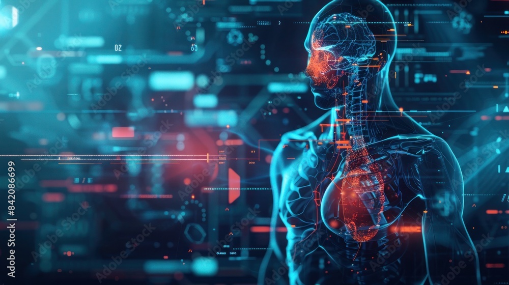 Abstract futuristic Healthcare or medical technology innovation digital background. science and technology concepts. Abstract futuristic Healthcare or medical technology innovation digital background. science and technology concepts.