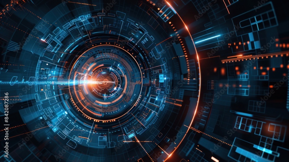 Scientific Future Technology Business Presentation background Scientific Future Technology Business Presentation background