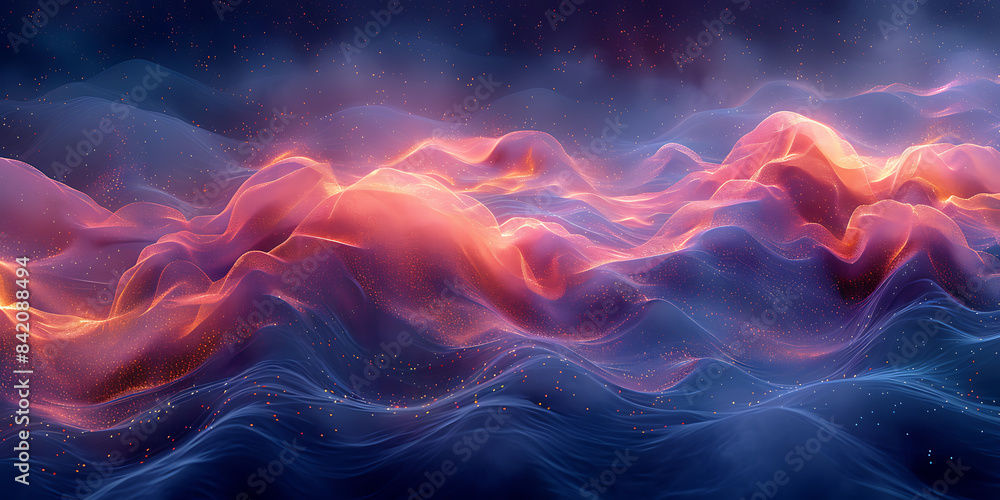 Futuristic Fusion Background: Electric Cyan, Magenta & Midnight Blue Futuristic Fusion Background: Electric Cyan, Magenta & Midnight Blue