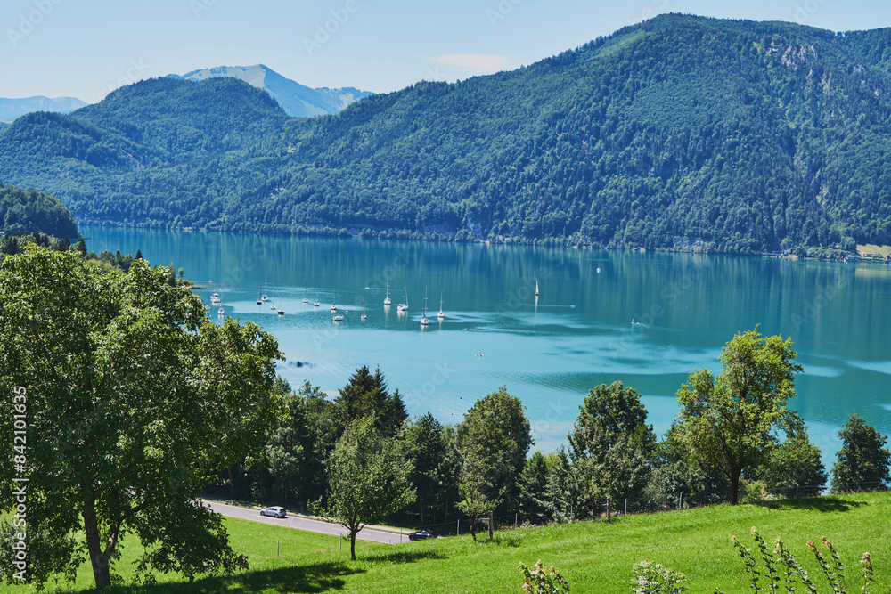Obraz premium Moon Lake in Austria, Europe