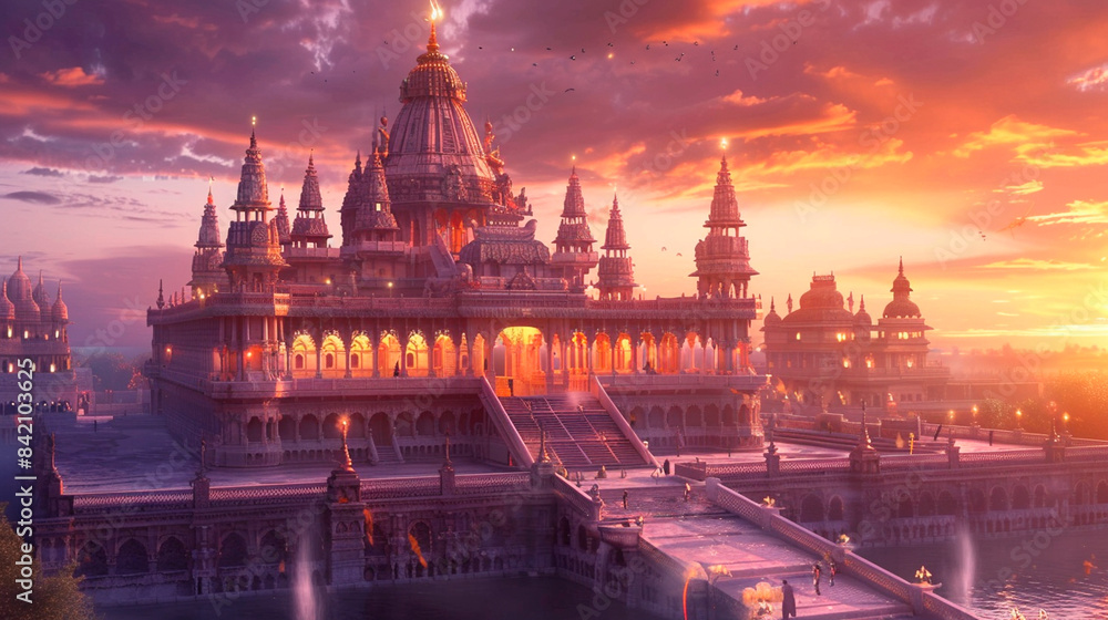 Obraz premium the famous buddha temple in bangkok, thailand.